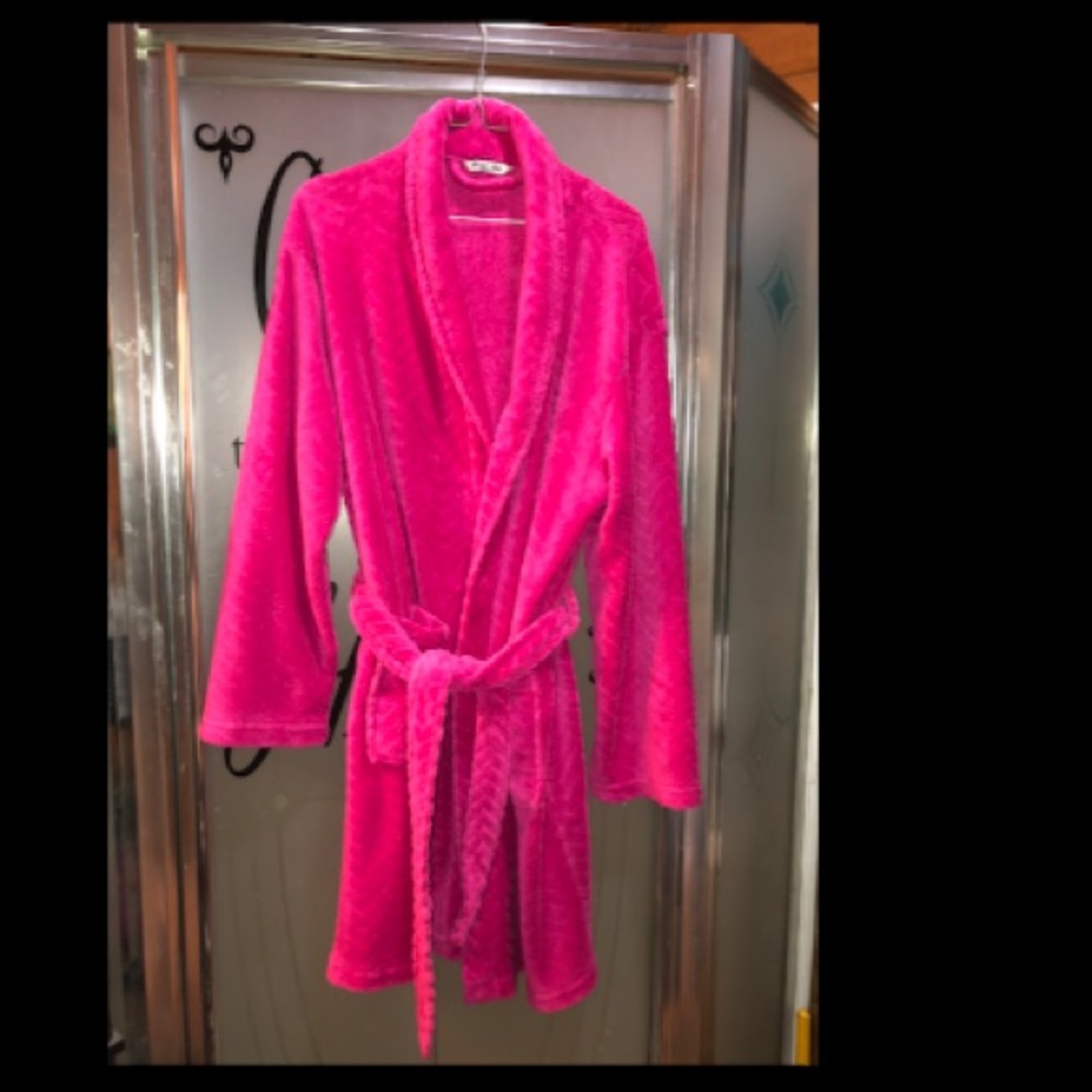 Hotel Spa Collection Hot Pink Super Soft Robe Gem
